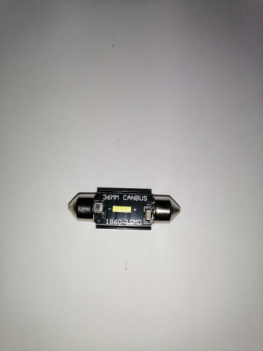 T11  Светодиод  салонный 36 мм   1 SMD  кридиод  12-24V  