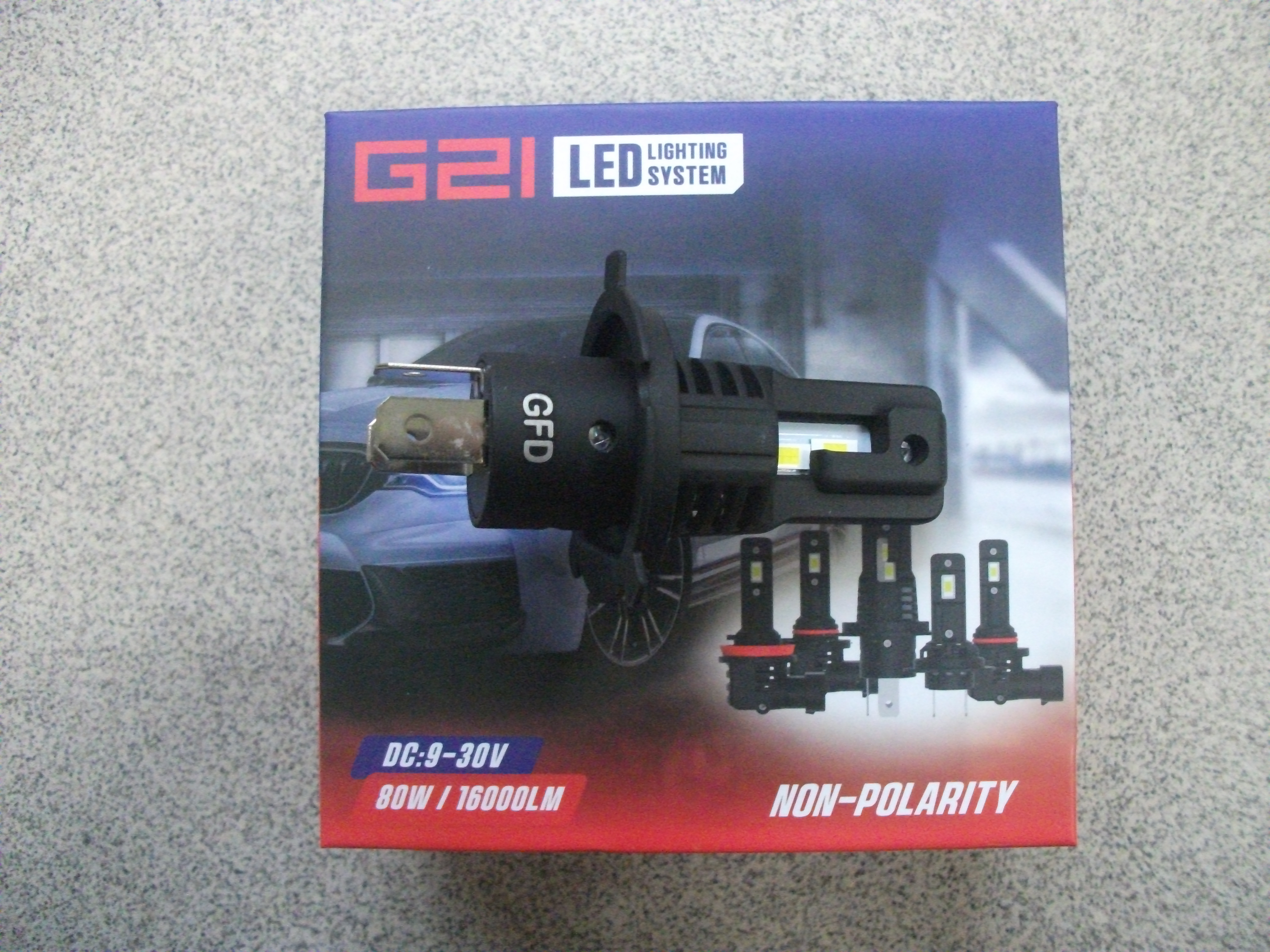 H4   Светодиод   LED   G-21  80W   без вентилятора