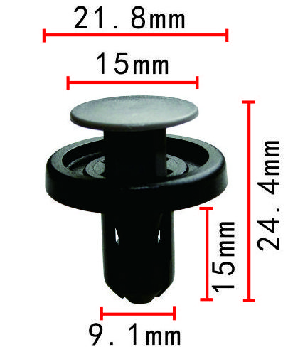 Клипса   C-1225    9046709227  TOYOTA   бампер