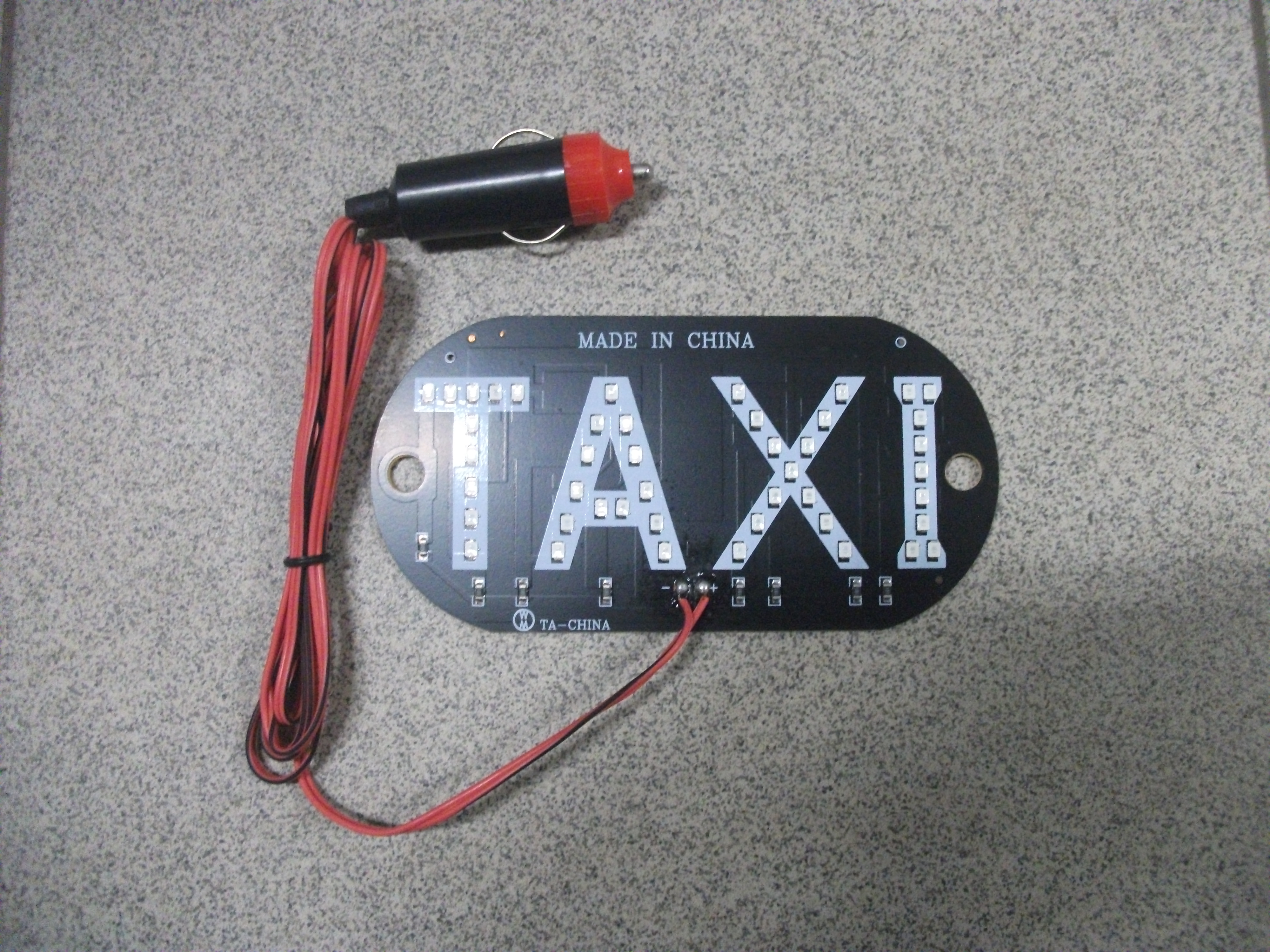 ФОНАРЬ   "TAXI"  светодиодный    ЗЕЛЕНЫЙ