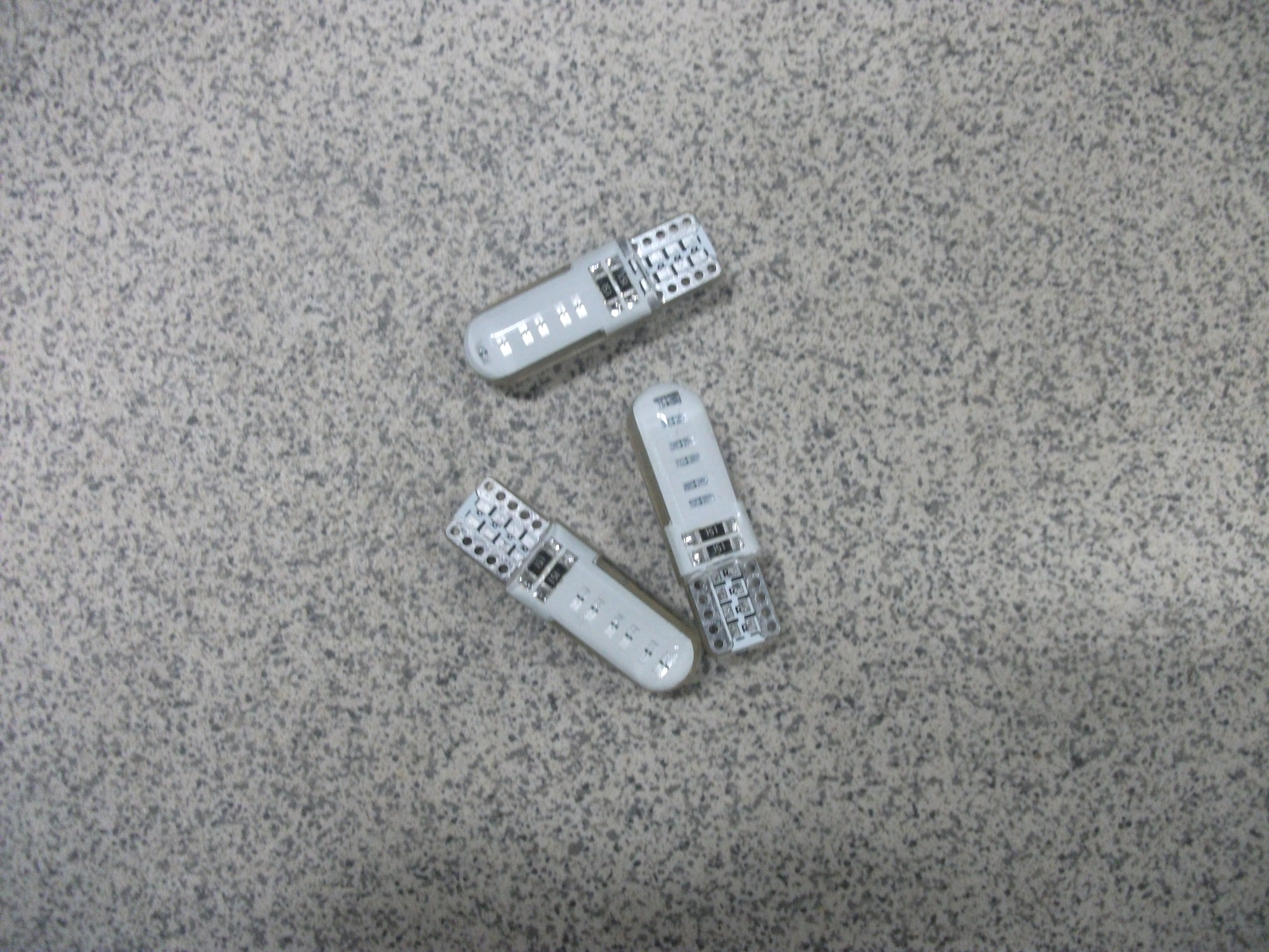 T10-БЦ Светодиод  6 SMD  обманка  силикон   синий