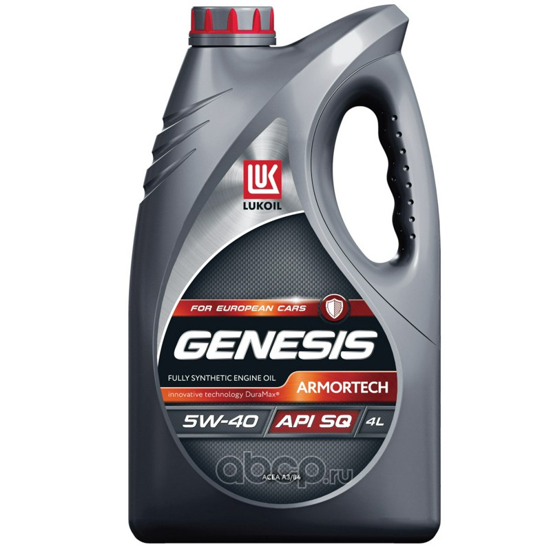 Масло моторное   ЛУКОЙЛ Genesis Armortech  SQ  5W40 4л синтетика