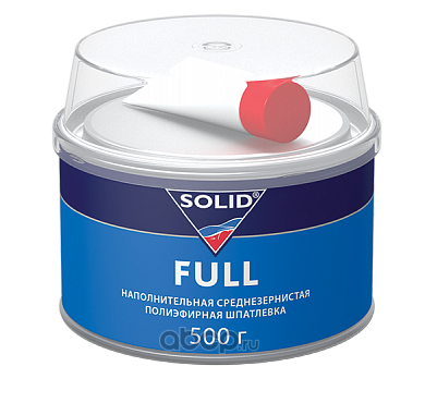 Шпатлевка   SOLID FULL  среднезернистая  0.5 кг