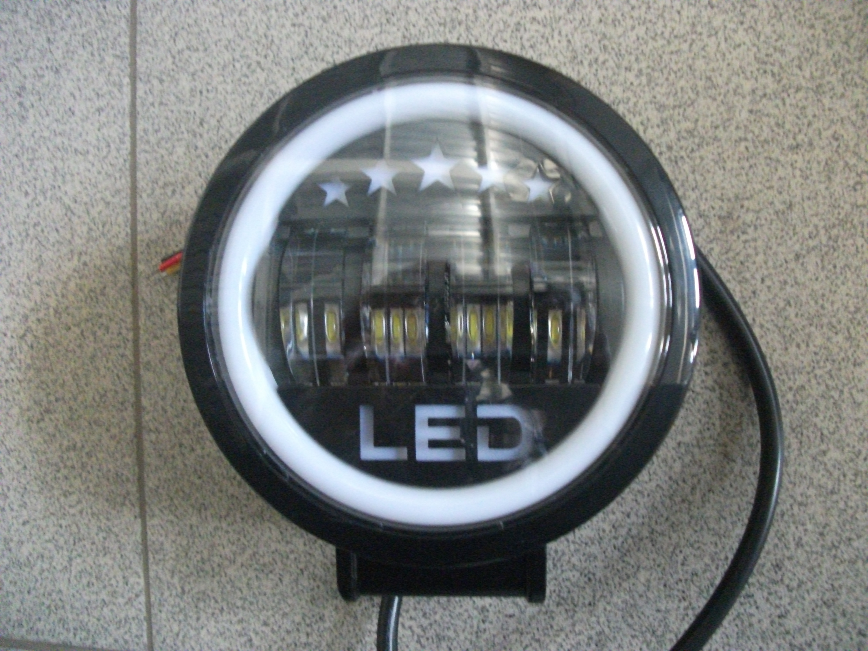 Фара   Противотуманная   LED   HP-GZD-/W-13 с ДХО  круг  4линзы (д.в.г=105х105х60) G0093, G0101
