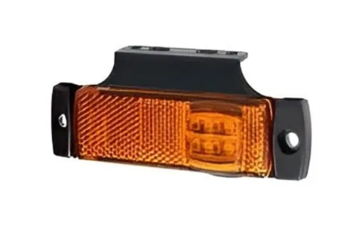 Фонарь   Габаритный  контурный   диодный   ЖЕЛТЫЙ   FRISTOM  12-36v   FT-018Z+K  LED с кронштейном