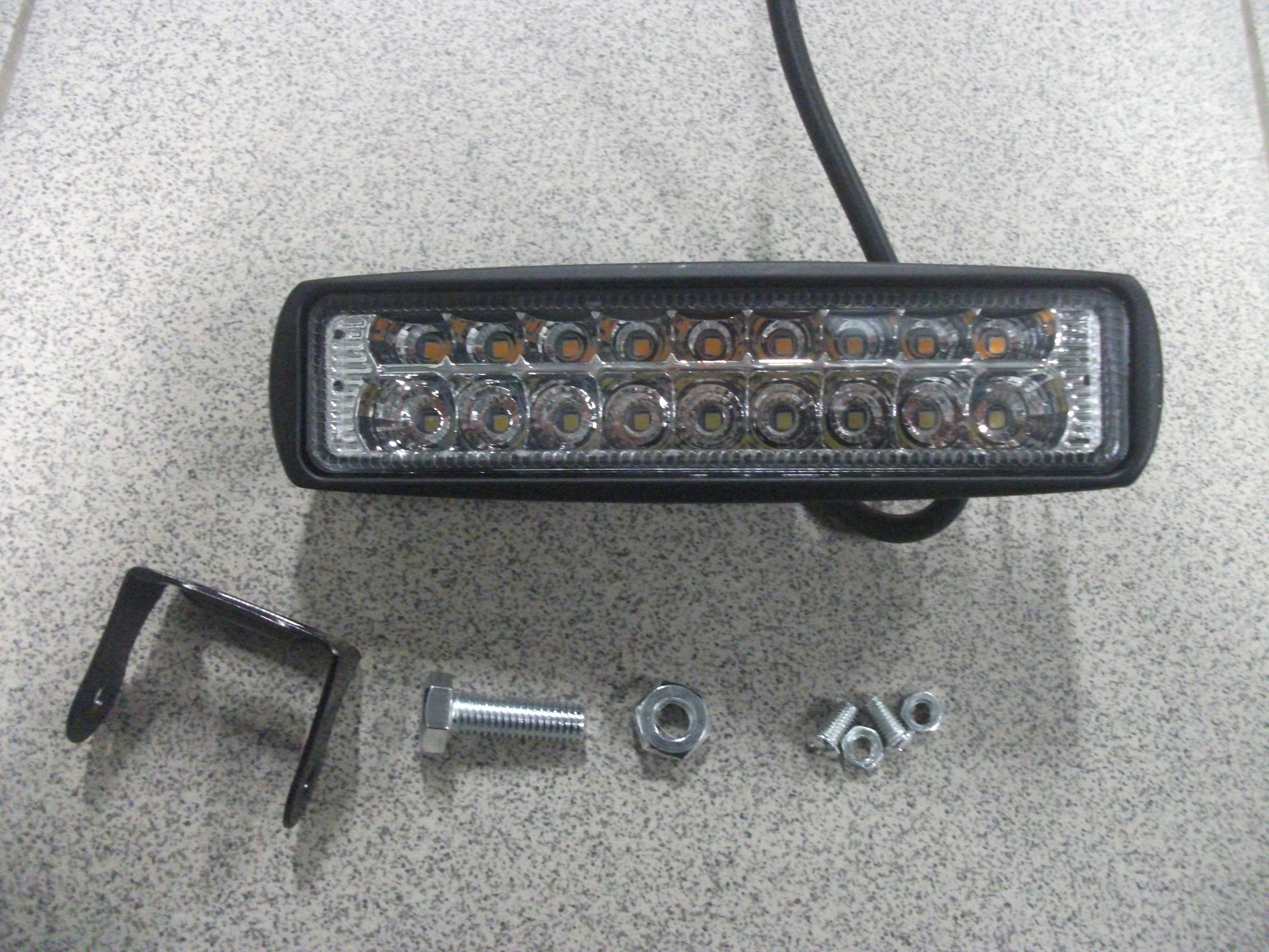 Универсальные дневные  ходовые огни 12v 54w  с поворотником JR-YZ-54W W+Y