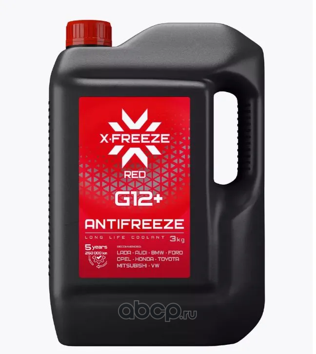 Антифриз X-FREEZE  красный 10кг  G12+