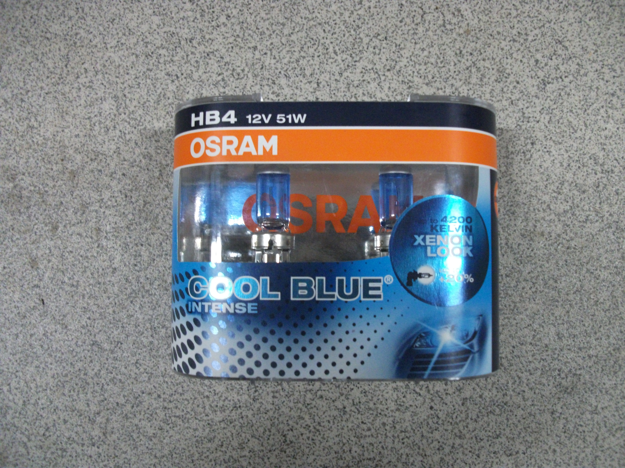 HB4  12v 51w  + 20%  OSRAM      COOL BLUE INTENSE    евро  2 шт.