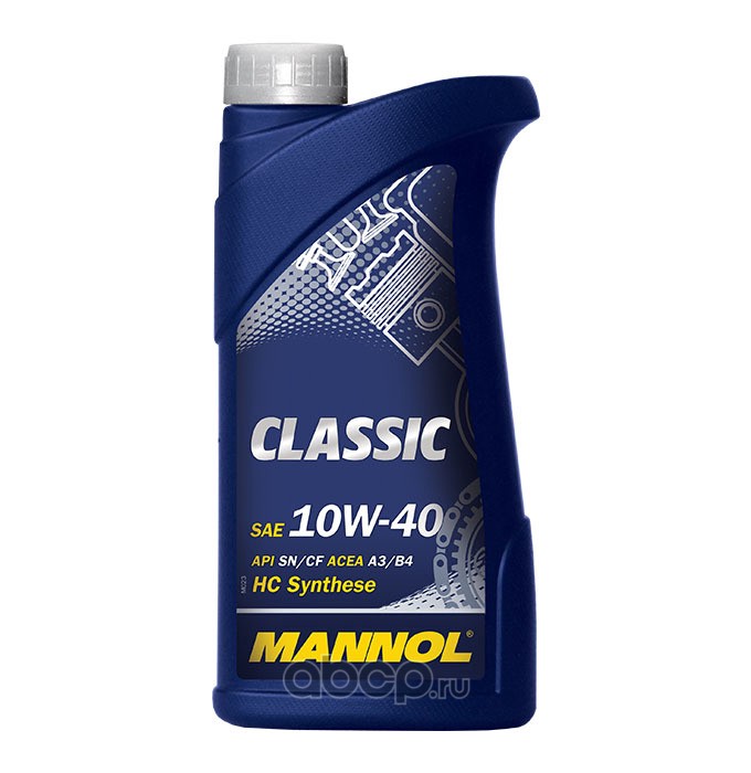 Масло моторное   MANNOL CLASSIC   SAE 10W-40   полусинтетическое   1 л