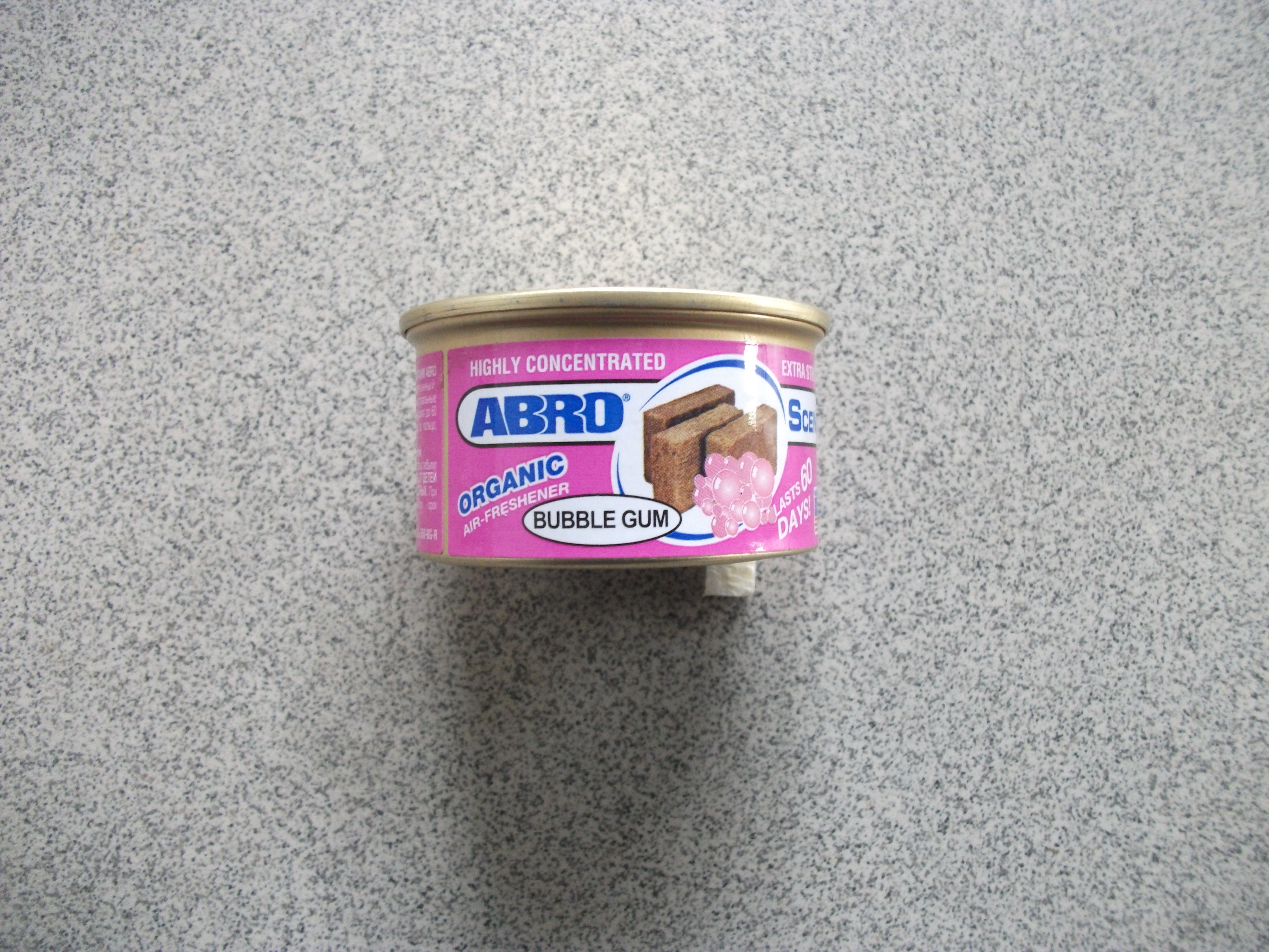 Освежитель воздуха в контейнере  (bubble gum)   "ABRO"