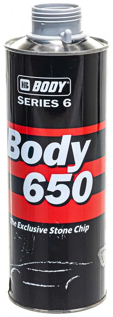 Антигравий BODY  650  PROLINE   серый ( 1000 мл.) под пистолет