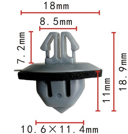 Клипса   C-0804