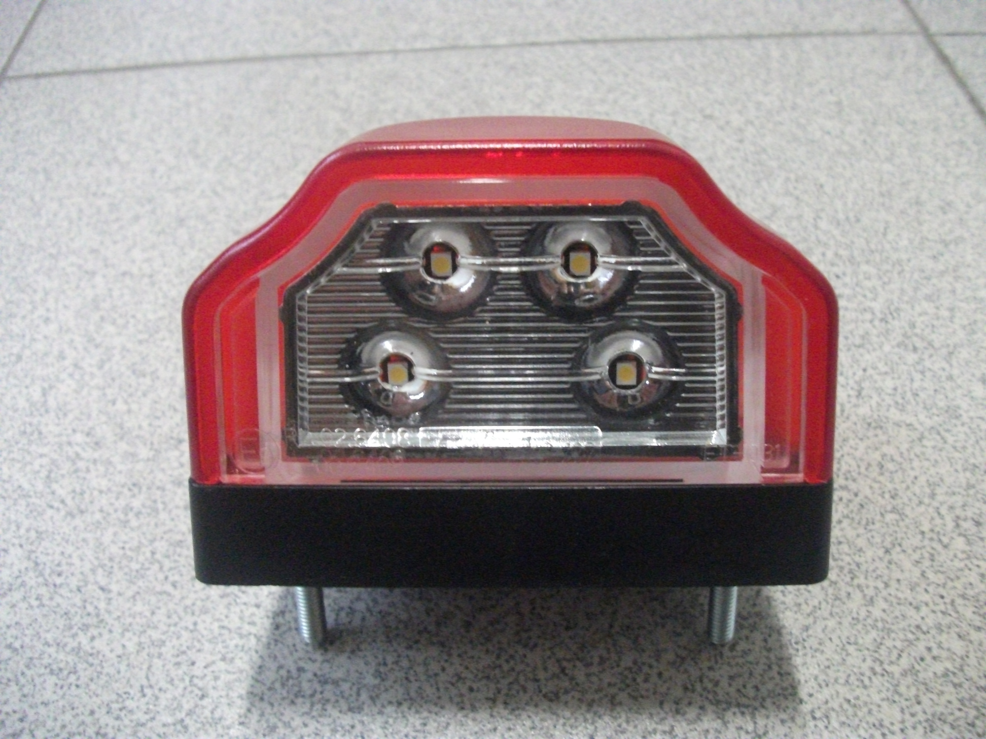 Фонарь  Подсветки  Номера  12-30v   LED  FRISTOM  4 диода Красный