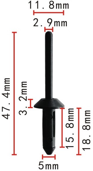 Заклепка   C-0460    20423647, N804189S