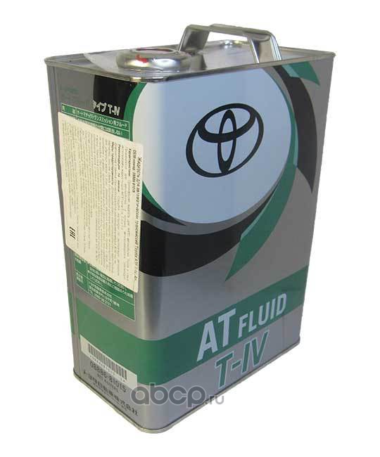 Жидкость  для  АКПП  TOYOTA  ATF  TYPE-T4  4л 