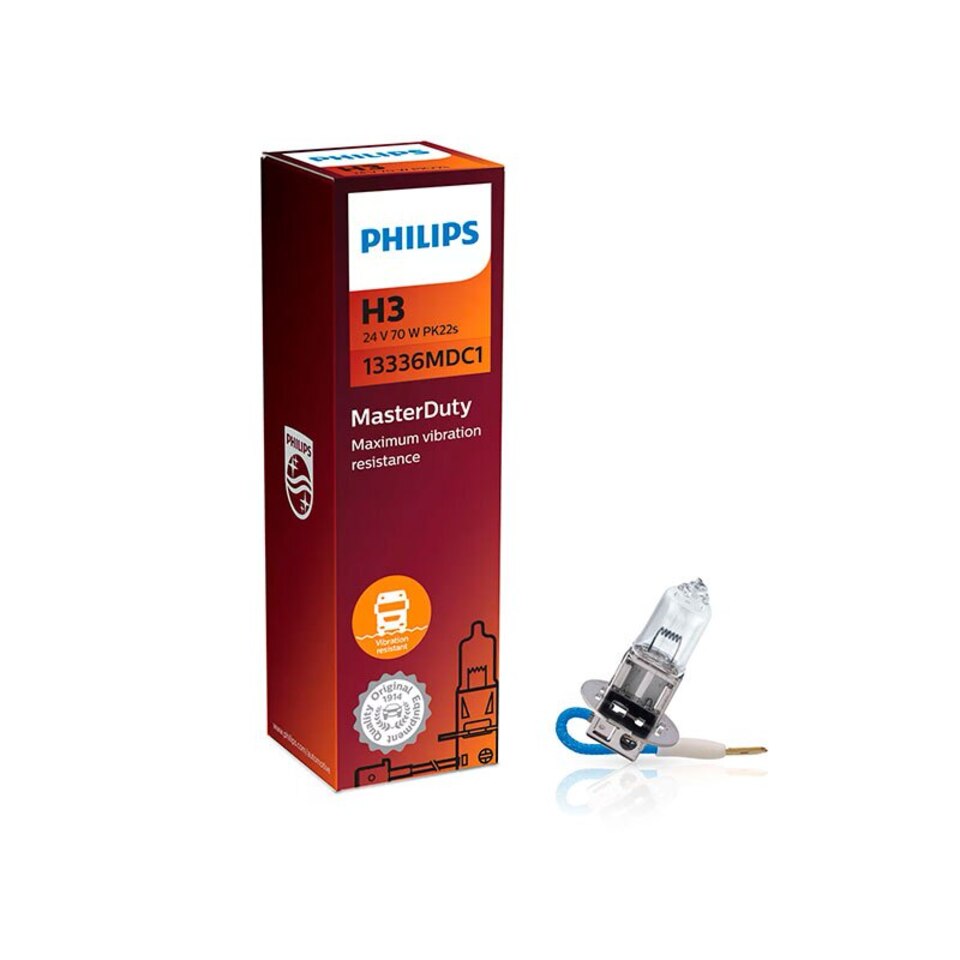H3   24v 70w    PHILIPS   (PK22s)  MasterDuty