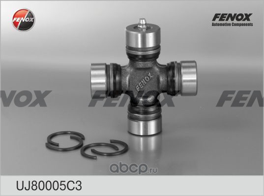 Крестовина  ВАЗ-2121 c/об, М-412  "FENOX"   UJ80005   (82мм, чашка 28мм)