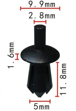 Клипса   C-1421    000-990-34-92, 0009903492, 51161881149, 51722681, A0009903492