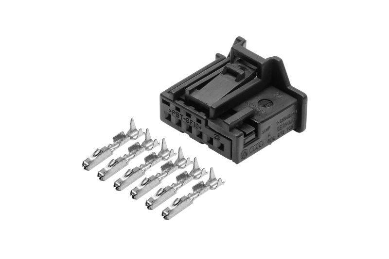 Колодка 6-ти контактная 6Q0972706 мотора отопителя, заслонки отопителя VW Polo (Sed RUS) 20 (Cargen)