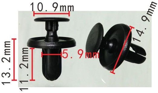 Клипса   C-1757    MR288150   MITSUBISHI,909130013   SUBARU   подкрылок