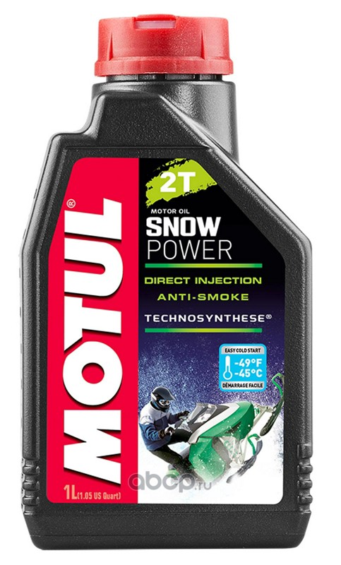 Масло моторное   MOTUL   SNOWPOWER  полусинтетика   2Т    1 л
