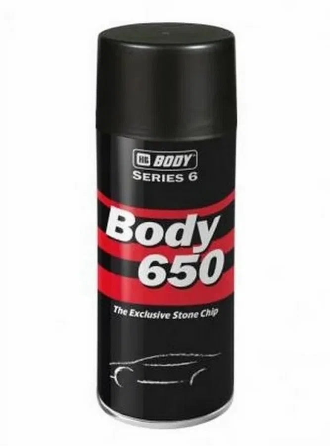 Антигравий BODY  650   антикорозийный  черная   400 мл  аэрозоль