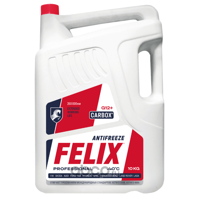 Антифриз Felix Carbox 10кг красный