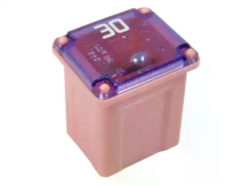 Предохранитель  СИЛОВОЙ   Тип J   30А  короткий  mini розовый