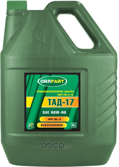 Смазка трансмиссионная    ТАД-17 OIL-Right  ТМ-5  10л 