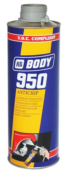 Антигравий BODY  950  серый ( 1000 мл.) под пистолет