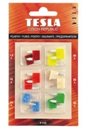 Предохранители  флажковые  mini (к-т 12шт)   TESLA