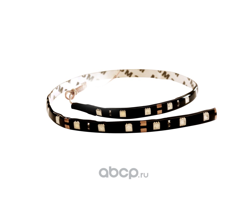 Лента  12 SMD 5050 30см белая (черная осн.)