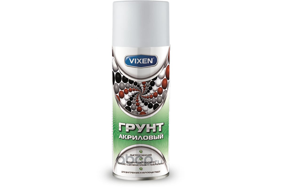 Грунтовка  аэрозоль   БЕЛАЯ   (520 мл)   VIXEN