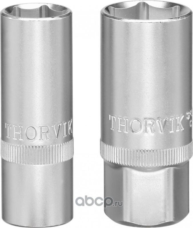 Головка 16 мм     1/2"  свечная   THORVIK