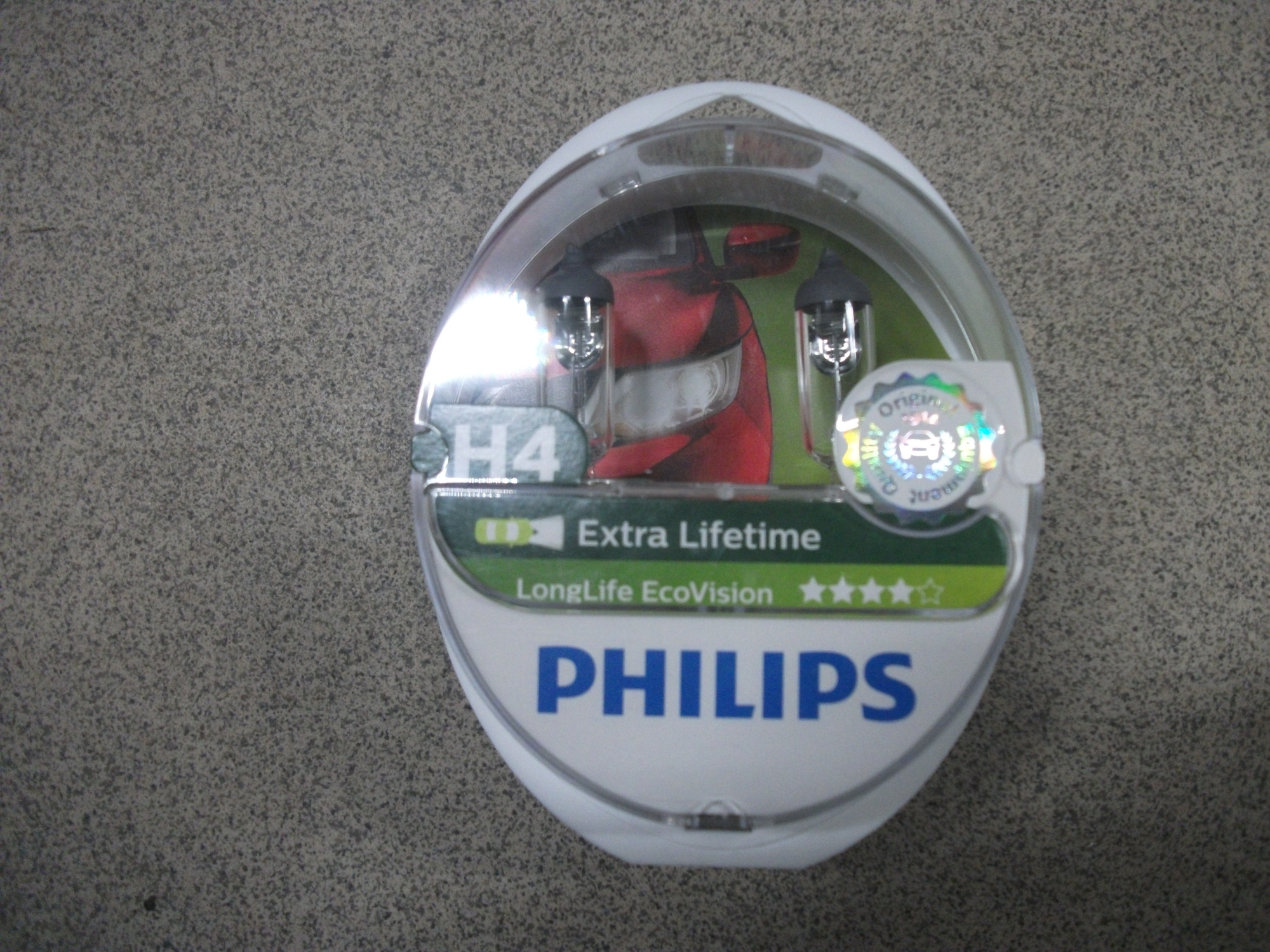 H4   12v 55/60w   PHILIPS      LongLife EcoVision   DUOBOX