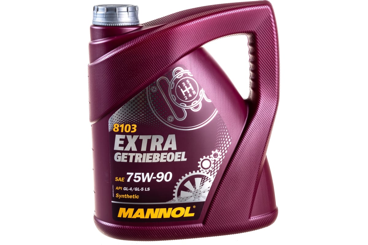 Масло трансмиссионное   MANNOL   EXTRA   синтетика  SAE GL-4/GL-5 LS 75W-90  4 л