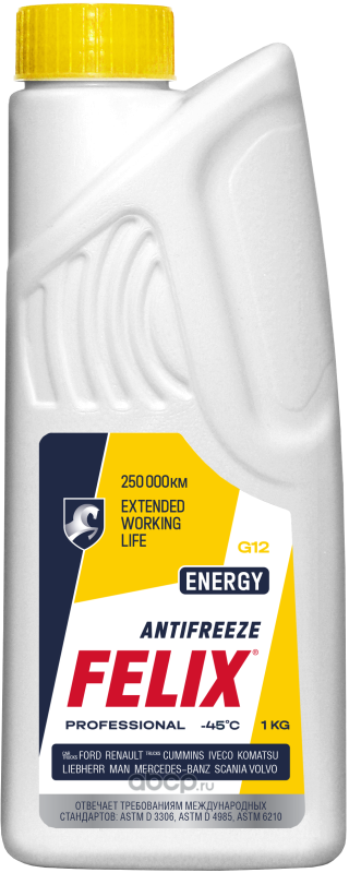 Антифриз Felix  ENERGY 1кг желтый																														